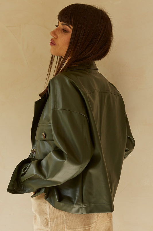 Brooklyn Vegan Leather Jacket