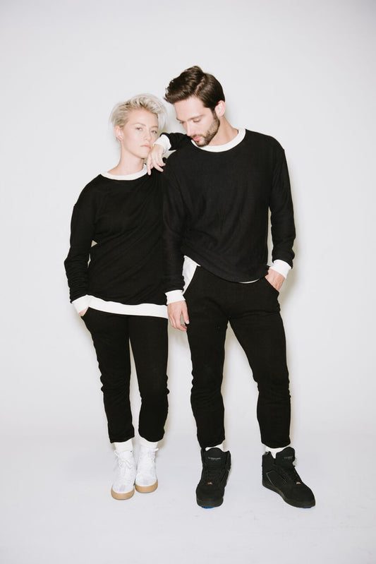 Tuesday Snacks x Aura | 'The Sweatshirt' in Black