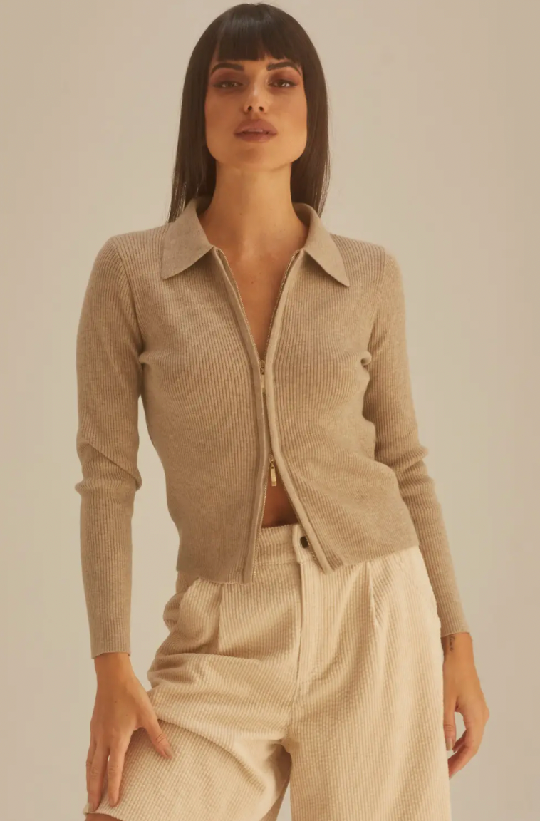 Palmer Cardigan in Oatmeal