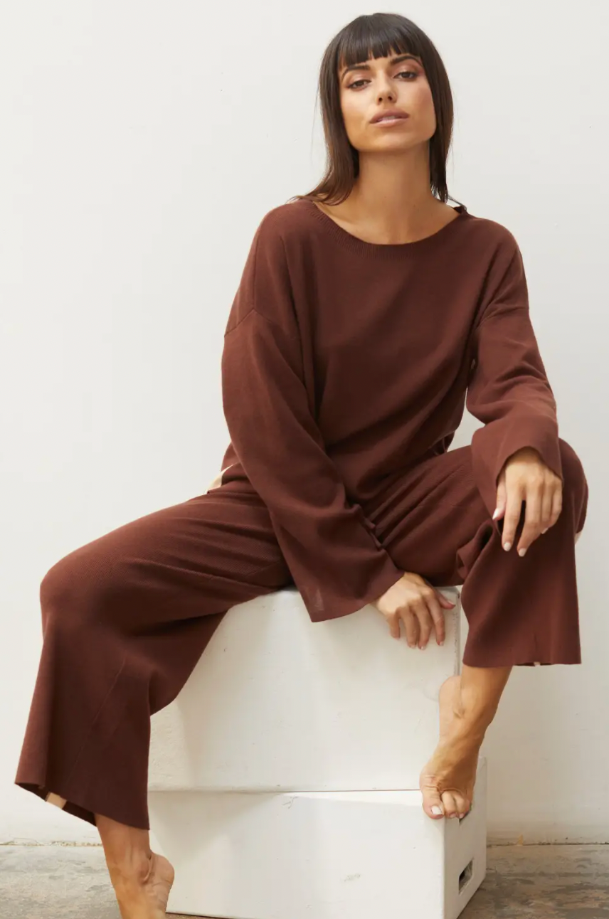 Kyle Contrast Sweater Set