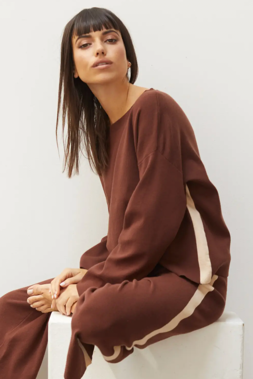Kyle Contrast Sweater Set