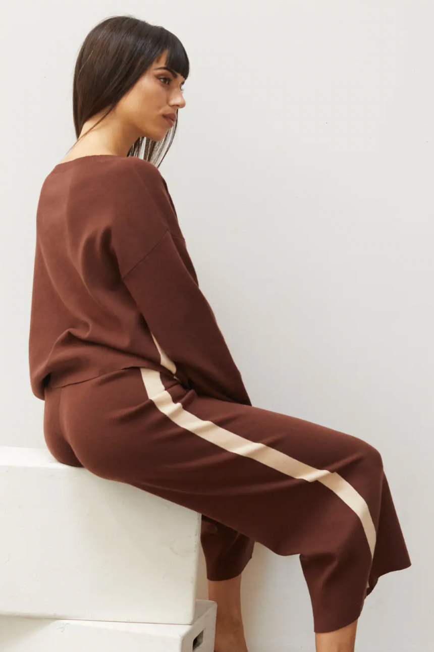 Kyle Contrast Sweater Set