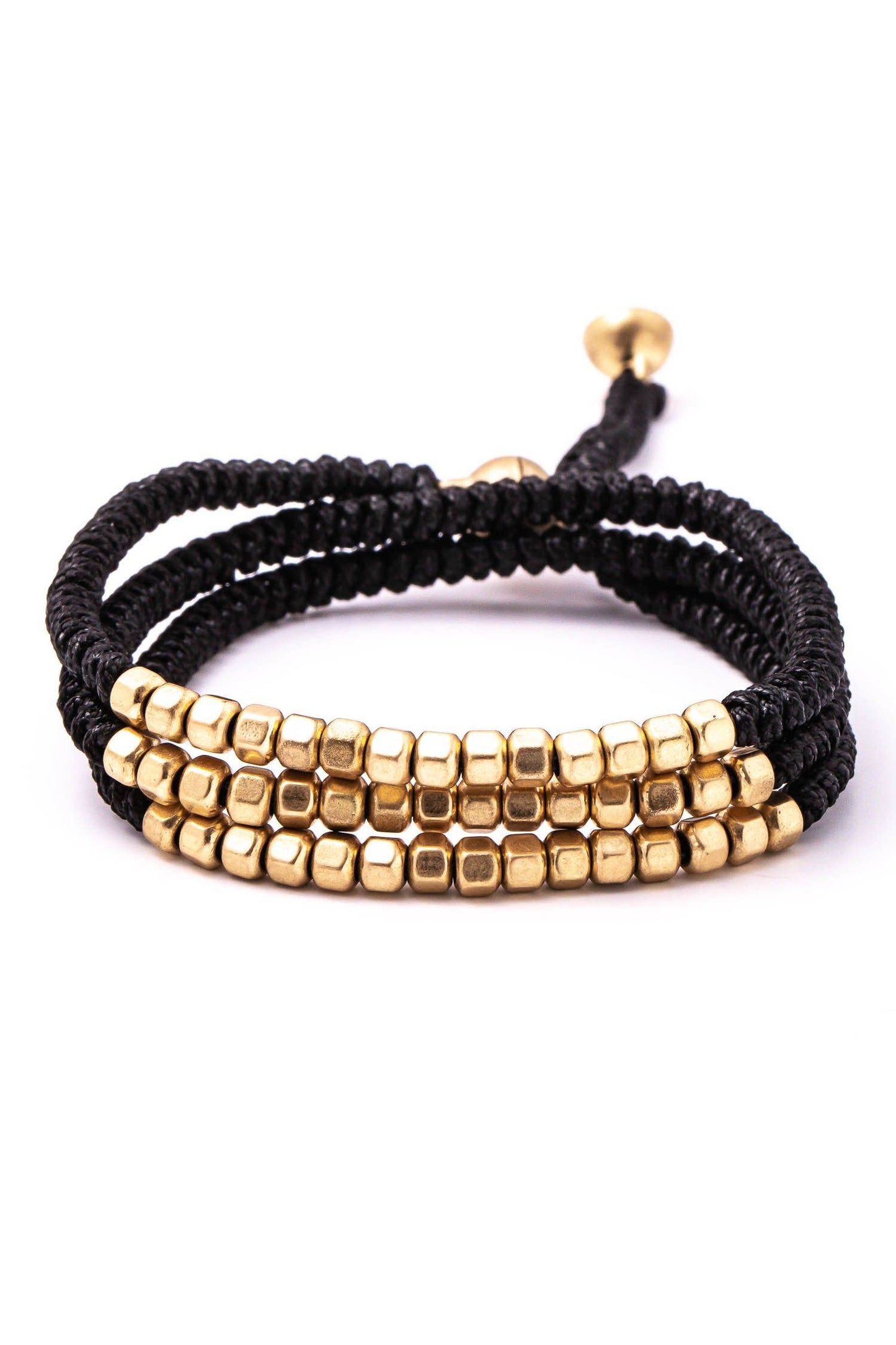 Mini Beaded Cord Bracelet Set