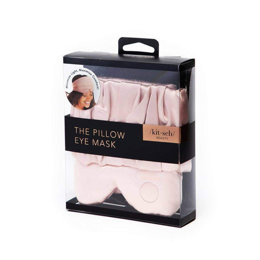 Satin Pillow Eye Mask - Blush