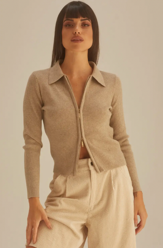 Palmer Cardigan in Oatmeal