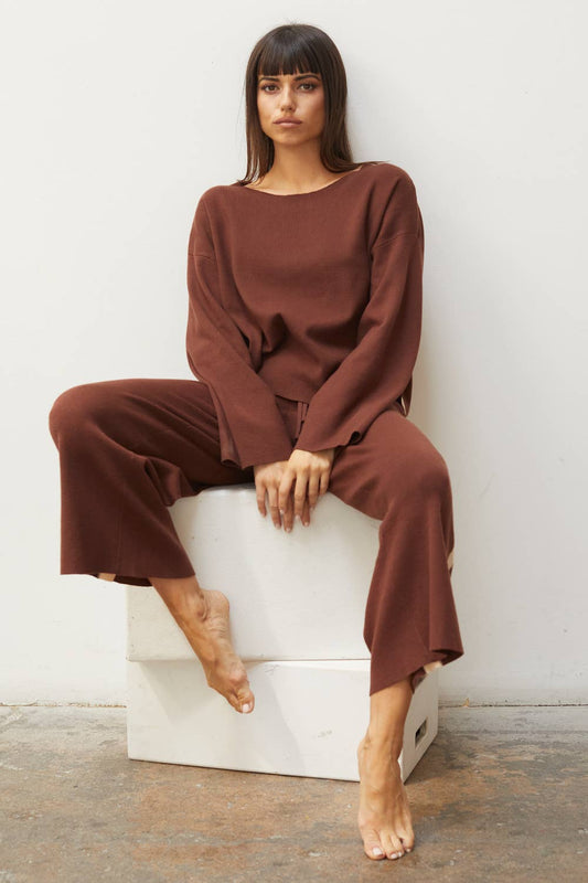 Kyle Contrast Sweater Set